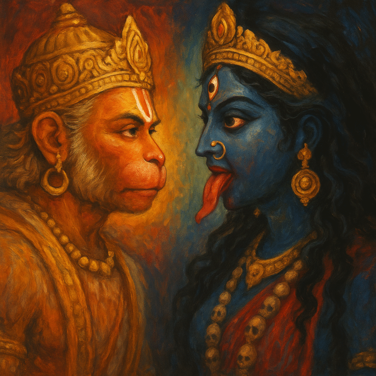 When Kali maa Tested Hanuman Ji – A story which’ll give you Goosebumps.