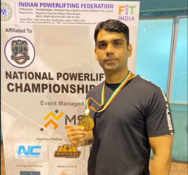 Breaking Limits: Differently-Abled Ashok Parmar Wins Gold in Gujarat Powerlifting Championship🏋️‍♂️