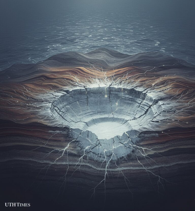Hidden Doom Beneath the Atlantic: Scientists Unveil a 66-Million-Year-Old Impact Crater