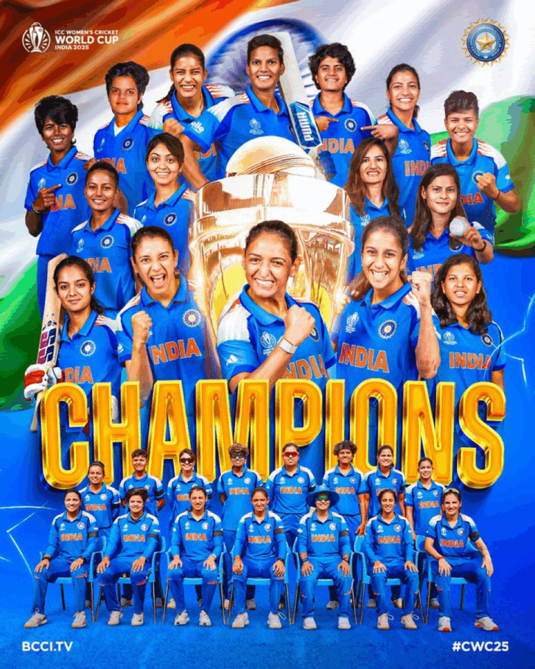 India Creates History: Women in Blue Clinch Their First-Ever World Cup Crown 🏆