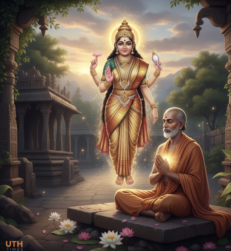 The Divine Manifestation of Mookambika Devi: A Sacred Bond with Adi Shankaracharya