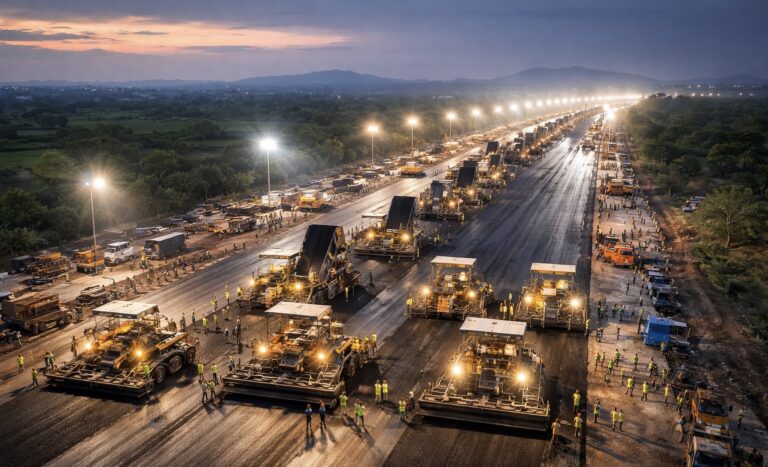 India Builds 29 km of Highway in 24 Hours — A Guinness World Record Moment