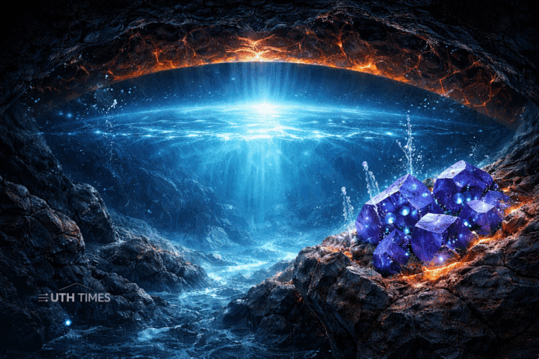A Gigantic Water World Discovered 700 km Inside Earth