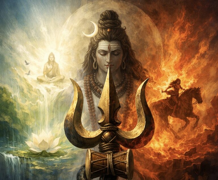 Trishul: The Three Forces of Shiva