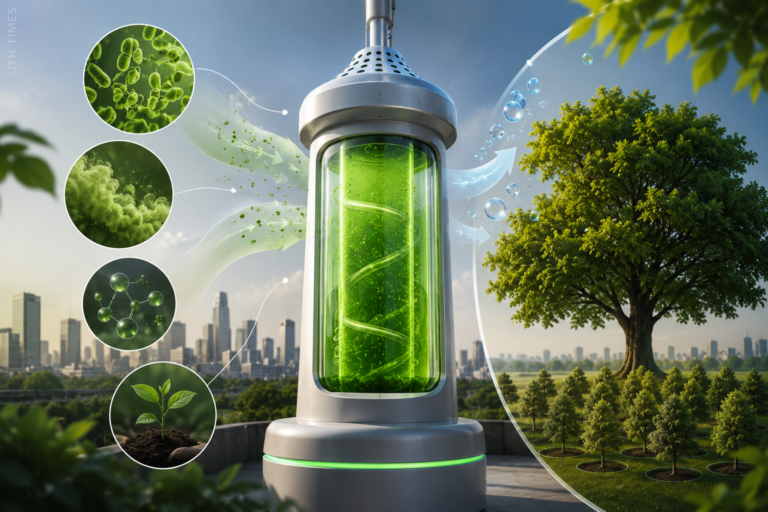 India’s First “Algae Tree” in Bhopal: A Green Machine That Absorbs CO₂ ...