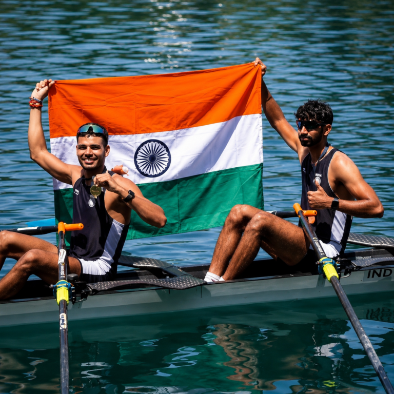 India Scripts History: Lakshay and Ujjwal Win First-Ever Rowing World Cup Gold