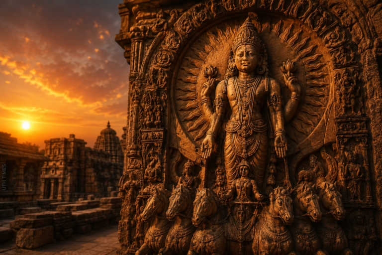 12th-Century Three-Faced Surya Idol Found in Karnataka: A Hidden Masterpiece Re-Emerges