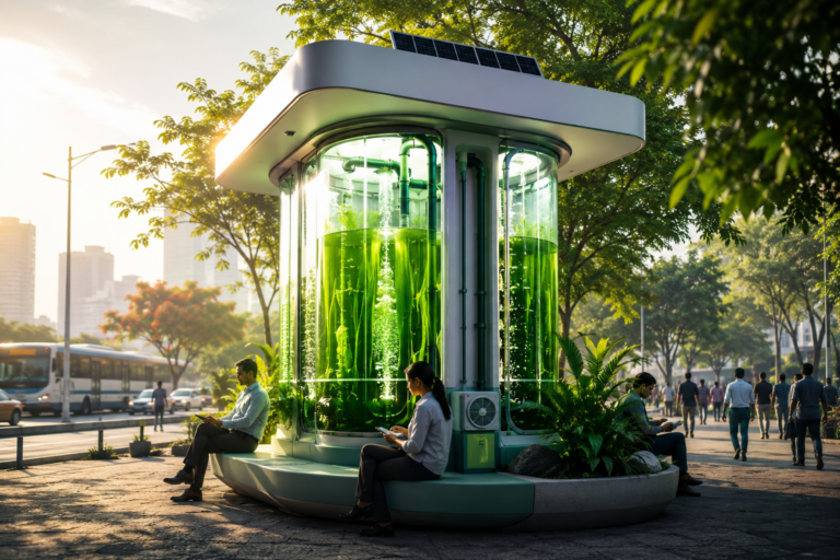 India’s Mobile Liquid Tree: The Algae Innovation That Could Transform Urban Air
