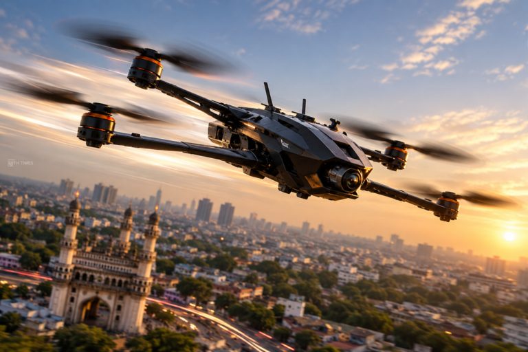 Hyderabad Startup’s Drone Hits 498 km/h