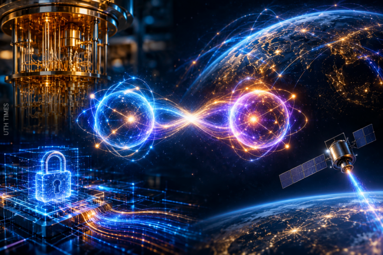 Two Particles, One Quantum Connection